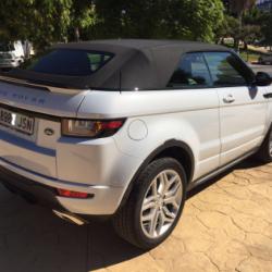 Evoque Convertible in Malaga Airport for rent