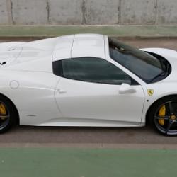 Luxury car rental Ferrari in Malaga airport